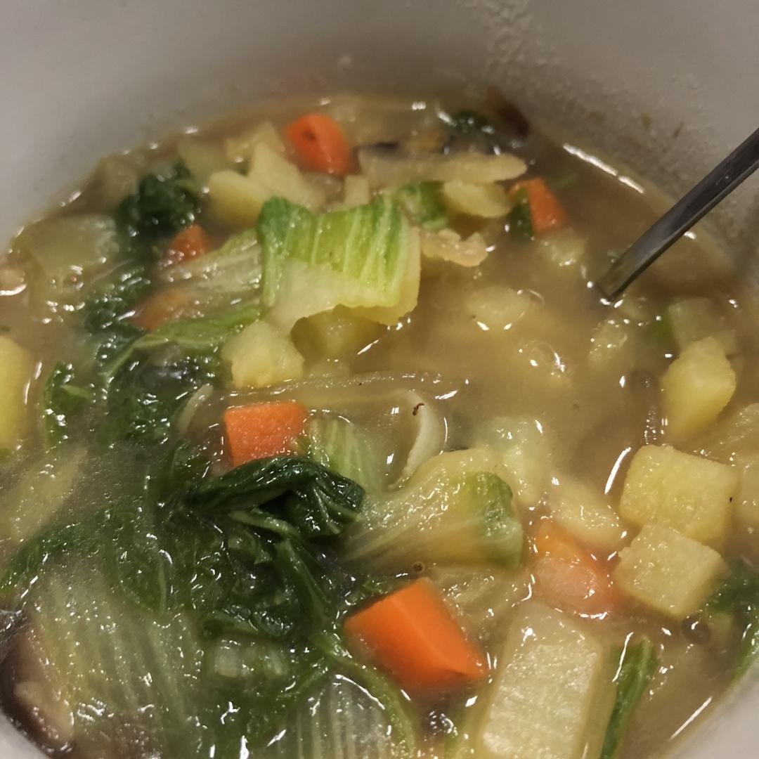 白菜炖土豆