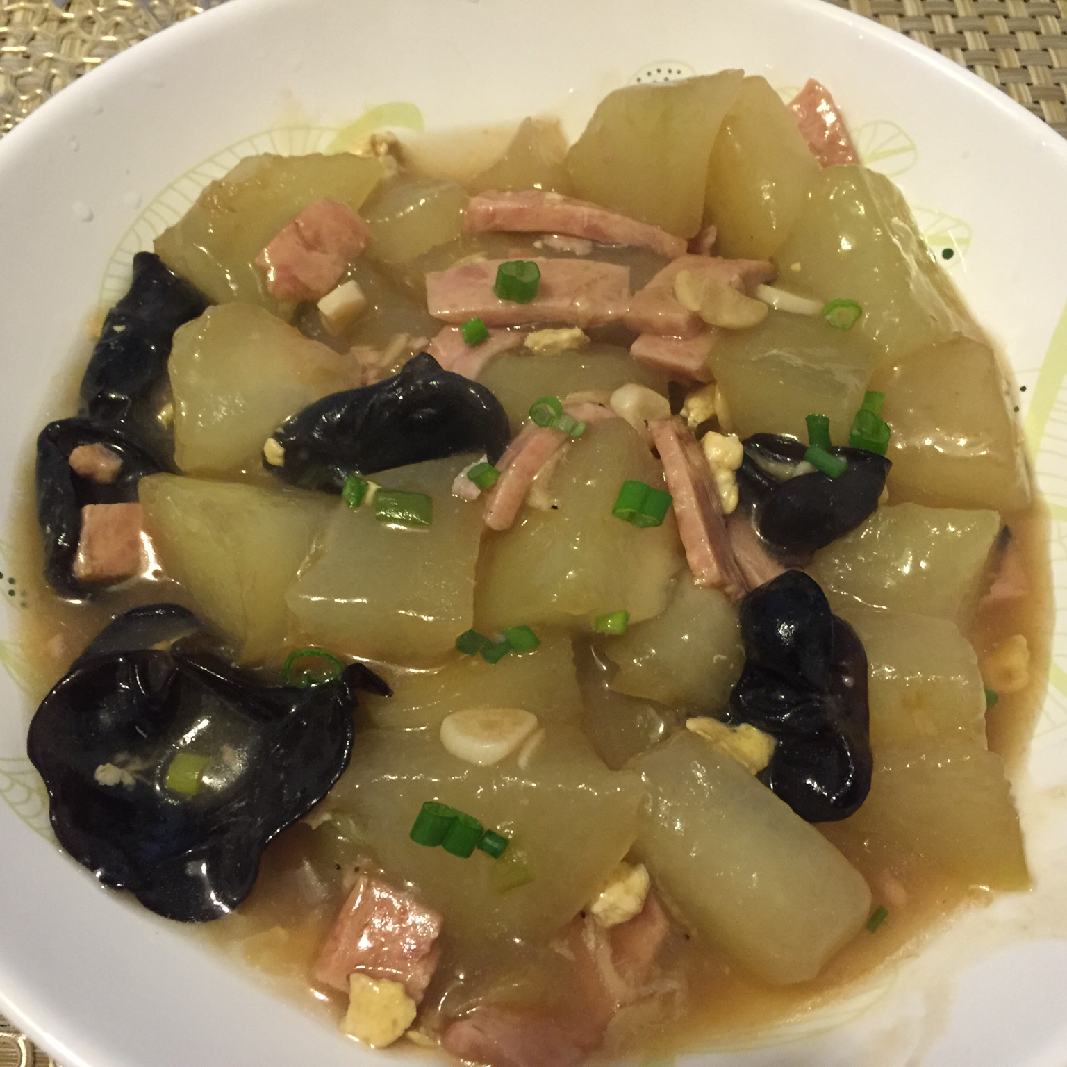 虾皮蚝油烧冬瓜
