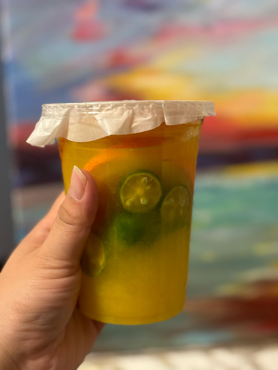 N种自制水果茶（百搭的蜂蜜柠檬百香果）