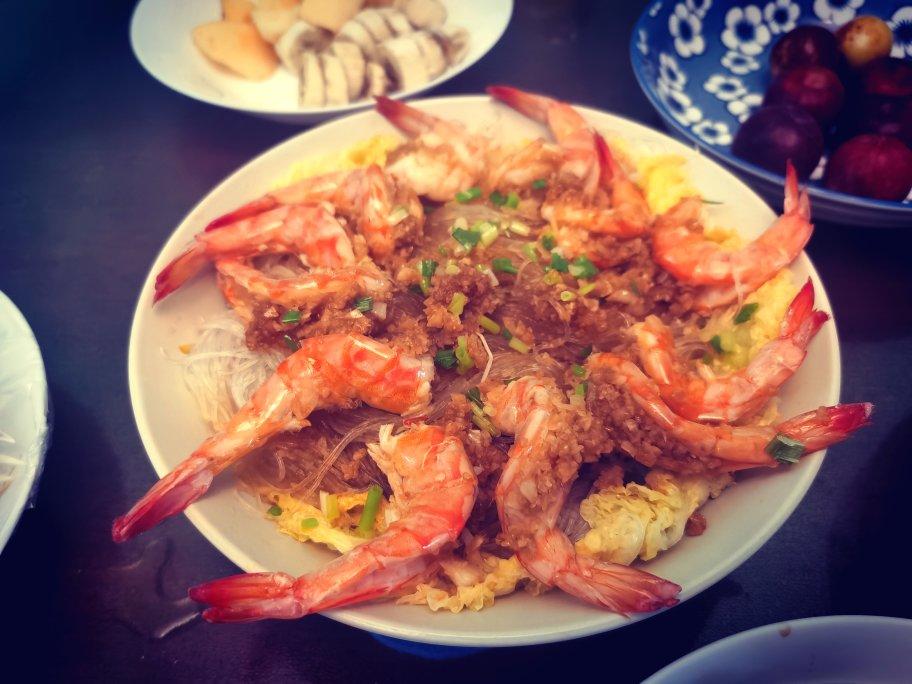 蒜蓉粉丝开背虾