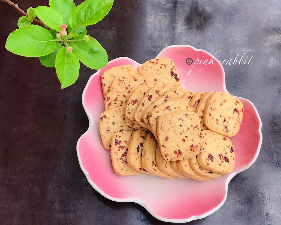 蔓越莓曲奇及各色曲奇饼干 by pink-rabbit的做法