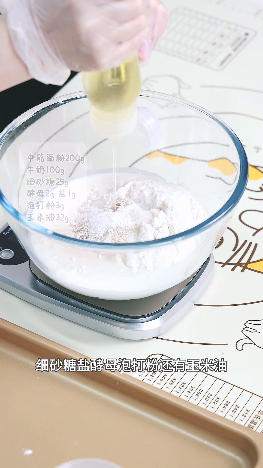 纯奶手撕吐司的做法 步骤1