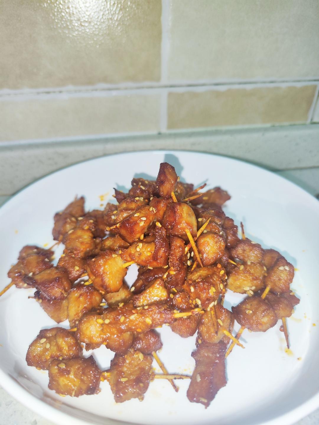 空气炸锅版！零失败～牙签肉