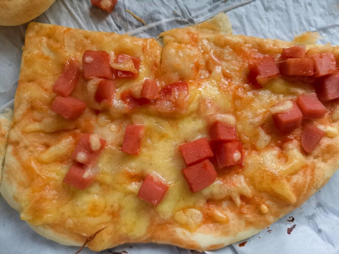 自制懒人披萨🍕全网最快手做法！