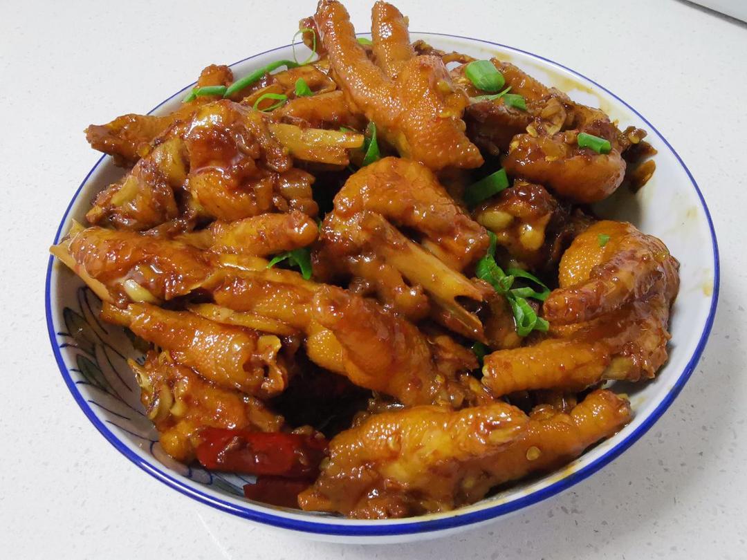 香辣烧鸡爪