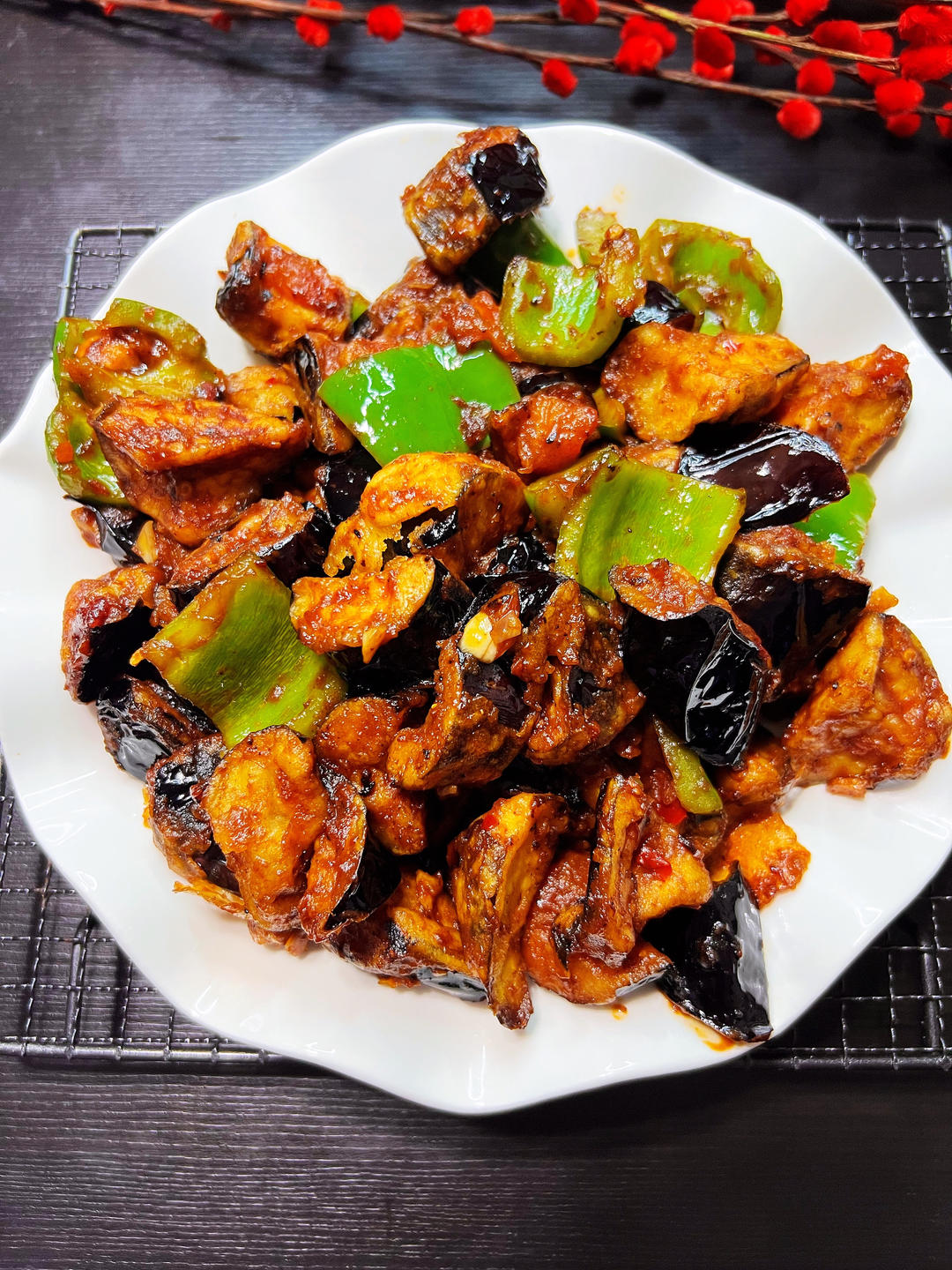 家常下饭菜红烧茄子的做法 步骤12