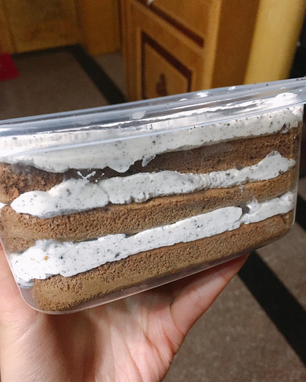 好吃到流泪的奥利奥咸奶油盒子蛋糕