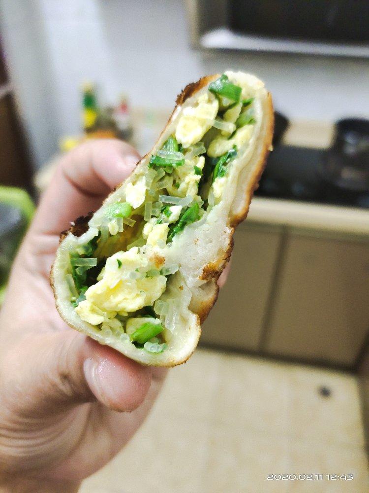 薄皮韭菜饼