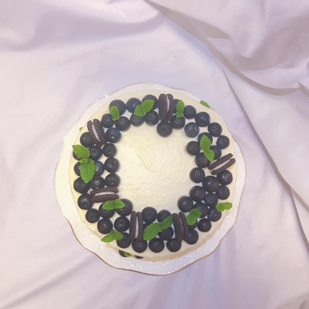 奥利奥蓝莓戚风蛋糕
