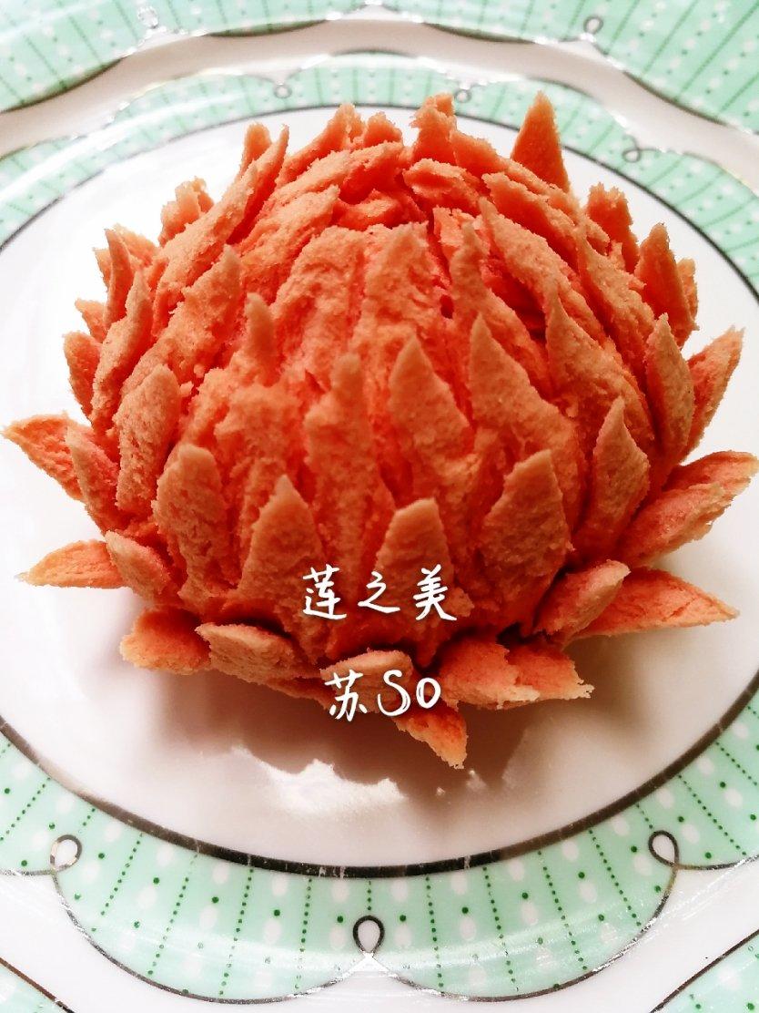 美丽的莲花馒头