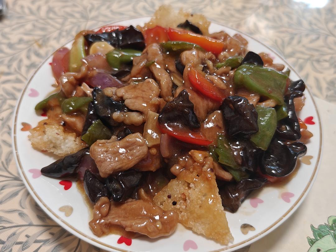 堂妈教你做锅巴肉片