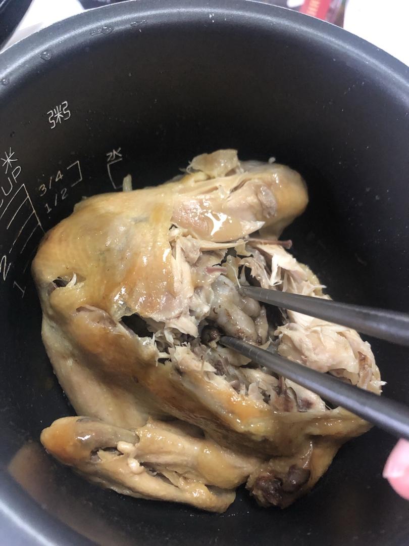 电饭煲版盐焗鸡