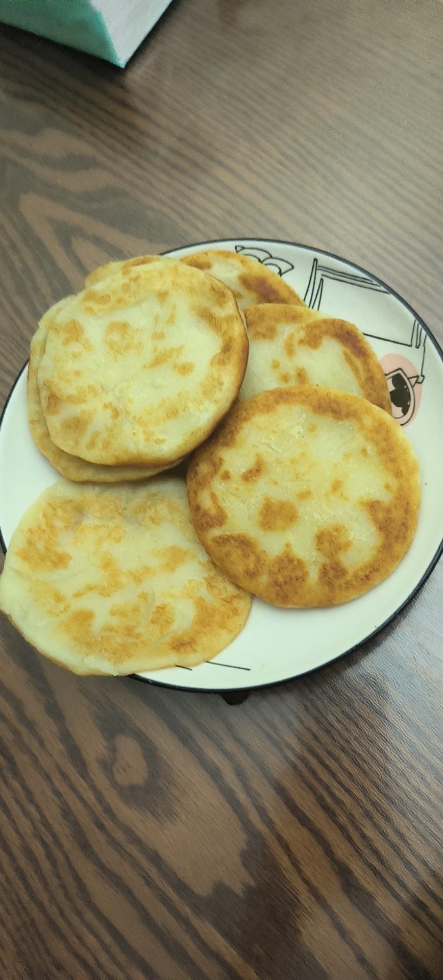 白糖烫面饼