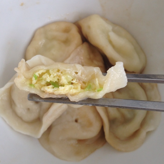 西葫芦鸡蛋虾皮饺子