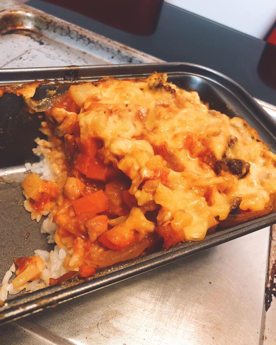 番茄鸡肉浓情焗饭【两人份】