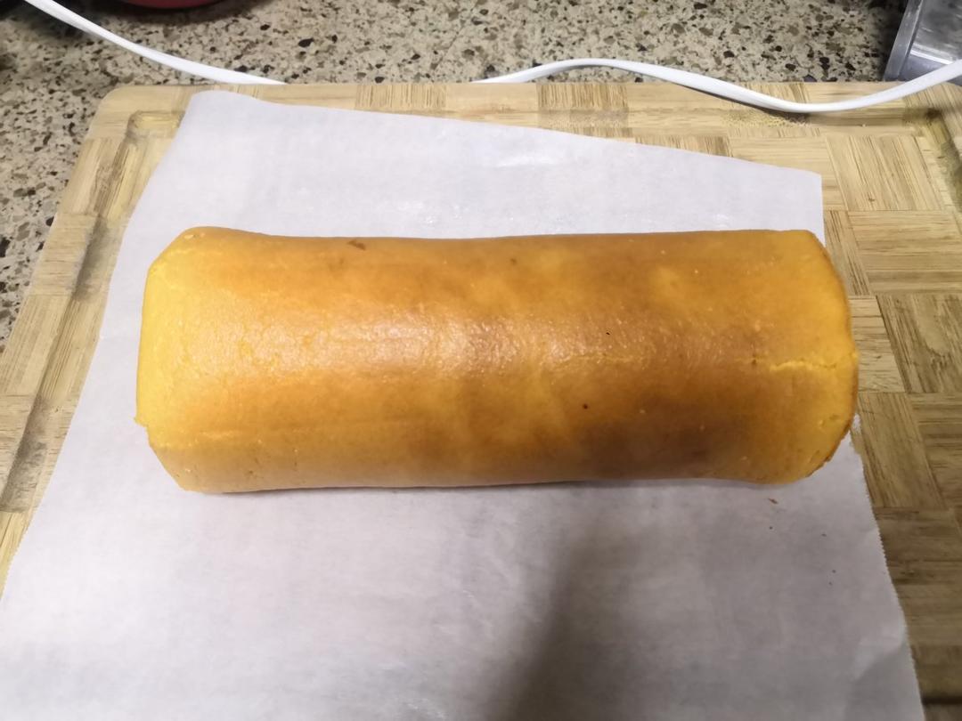 抹茶戚风蛋糕卷