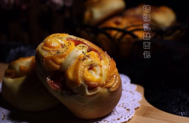 培根乳酪小面包