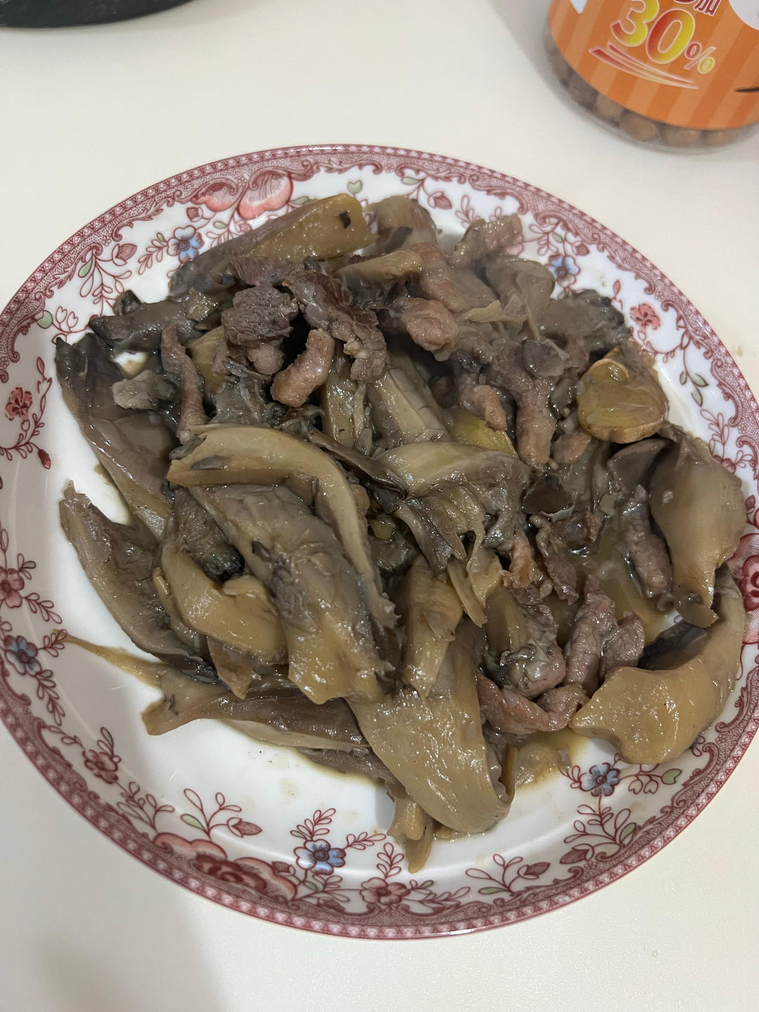 平菇炒肉