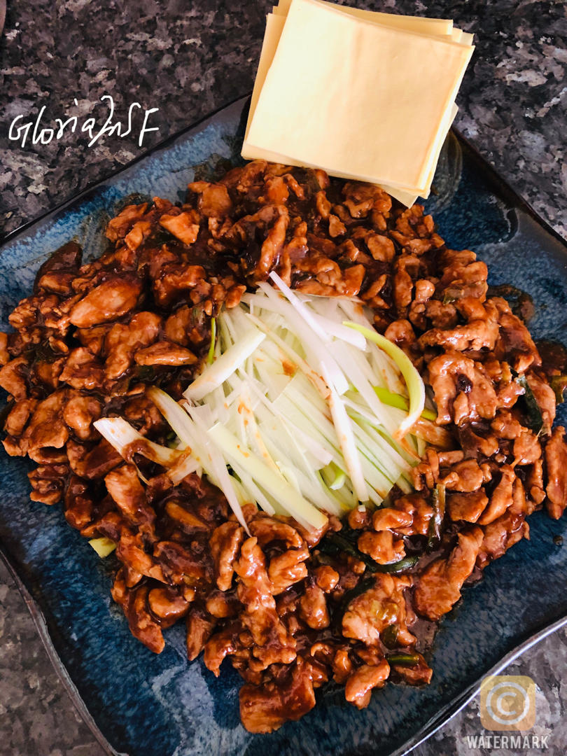 传统做法 京酱肉丝