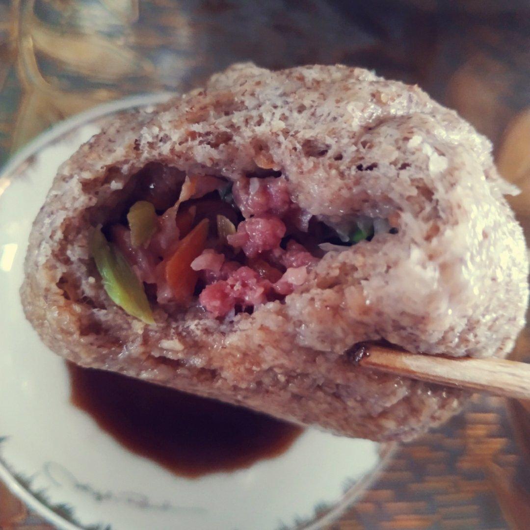 胡萝卜馅素包子（全麦面）