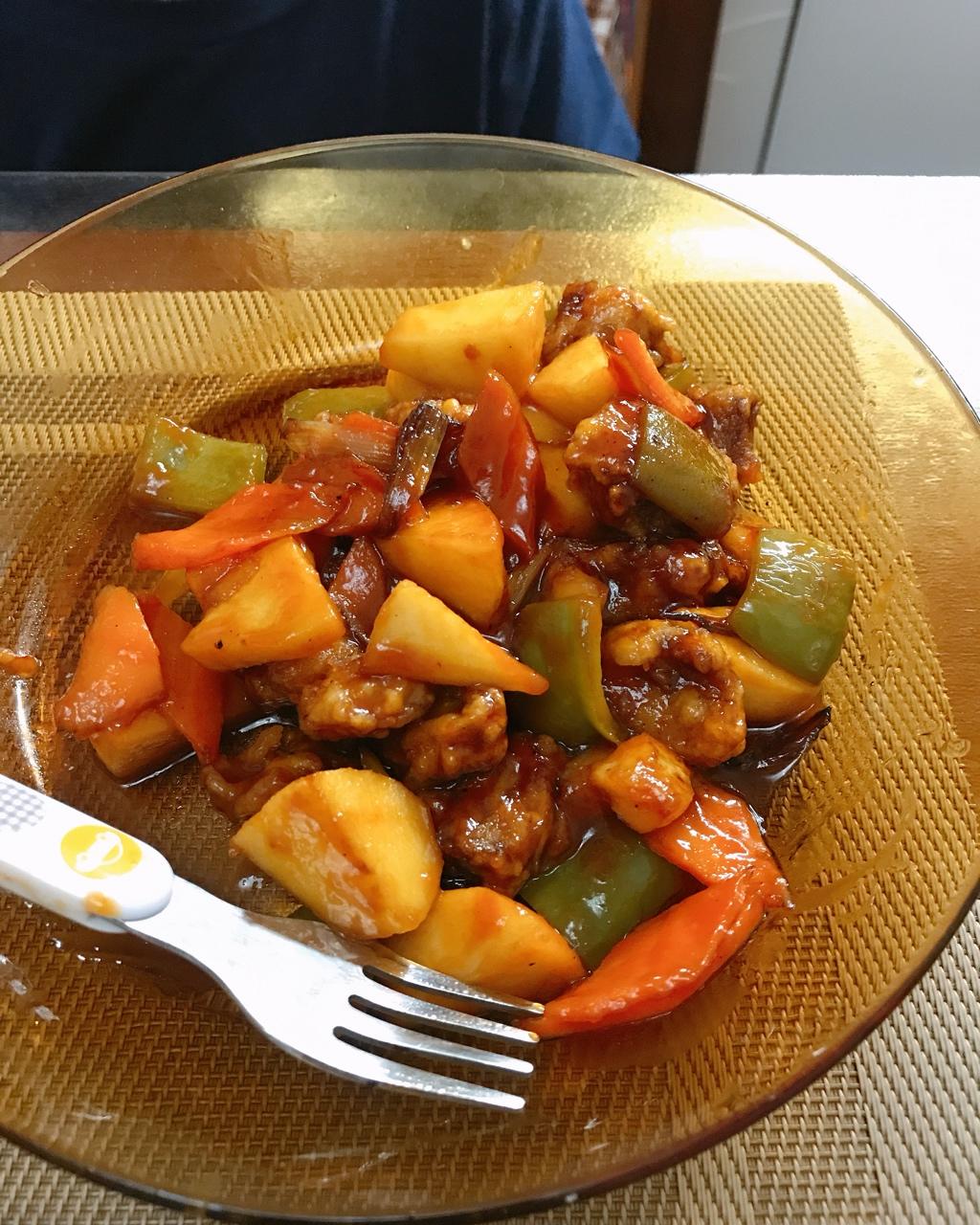 苹果咕咾肉