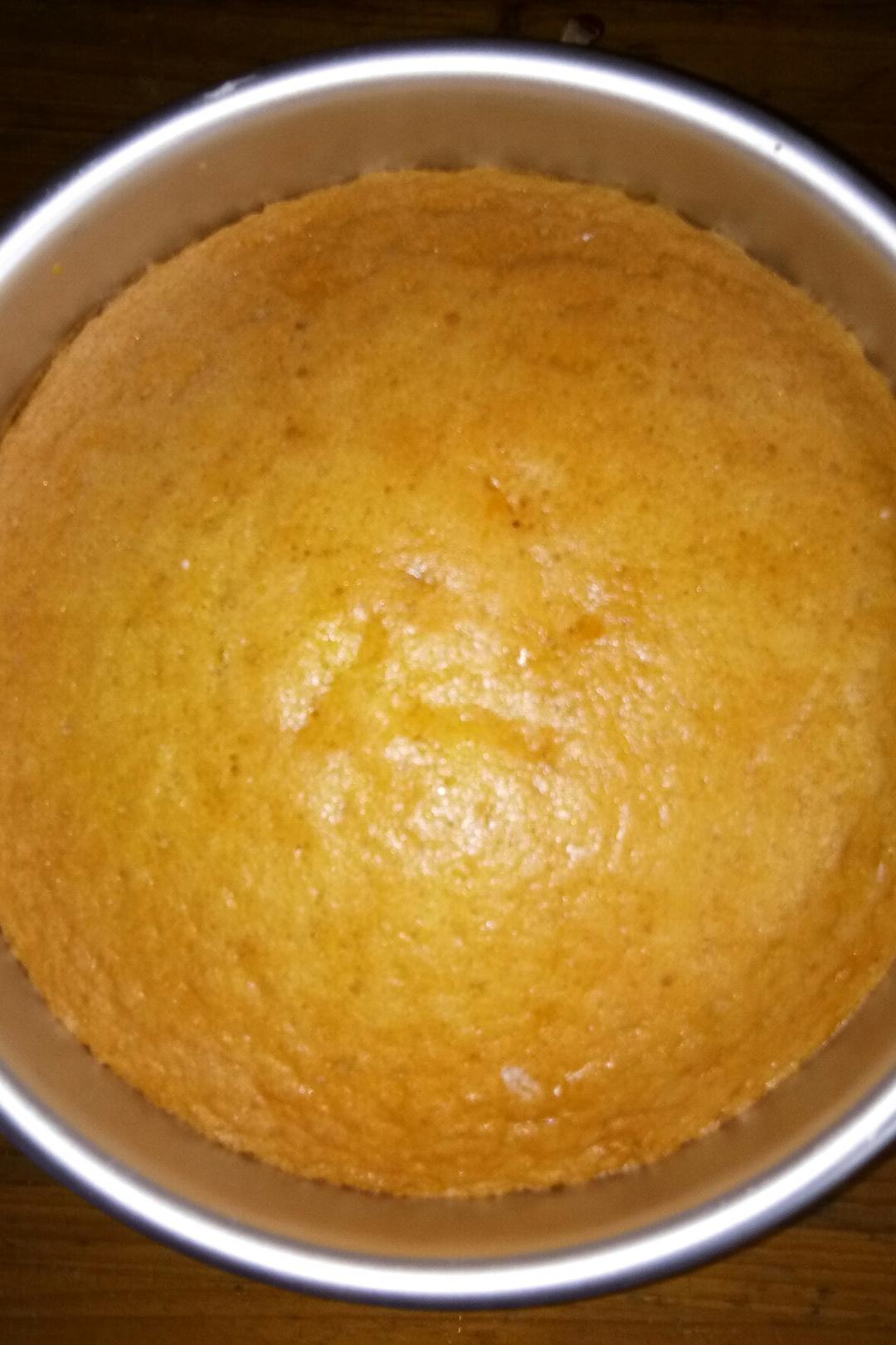 全蛋打发海绵蛋糕(六寸)