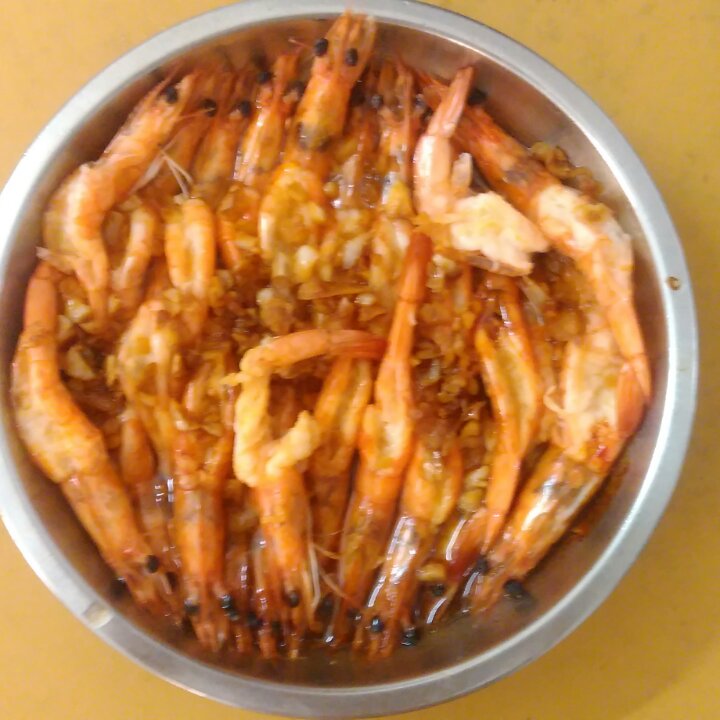 蒜蓉蒸虾