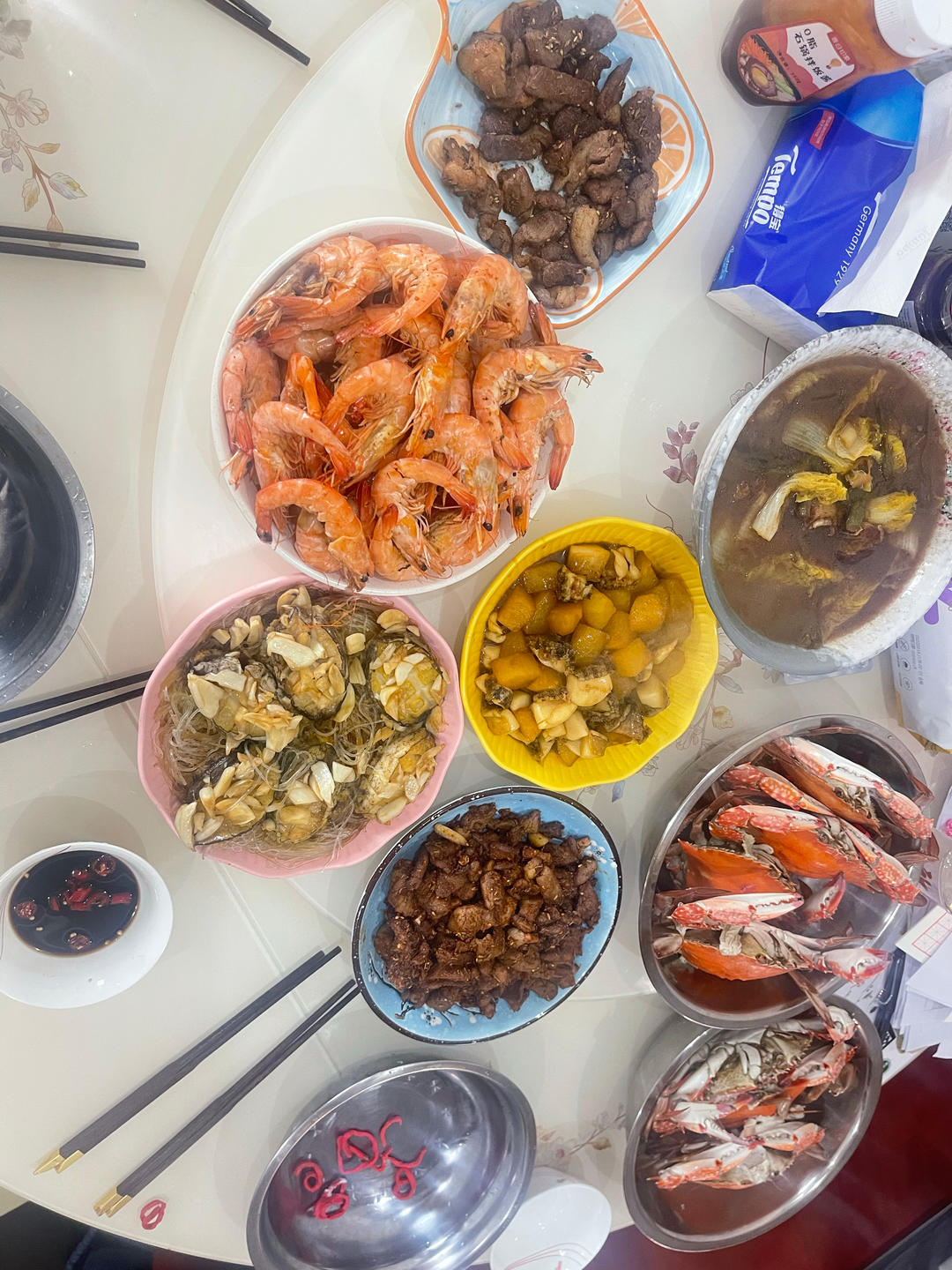 蒜蓉粉丝蒸鲍鱼