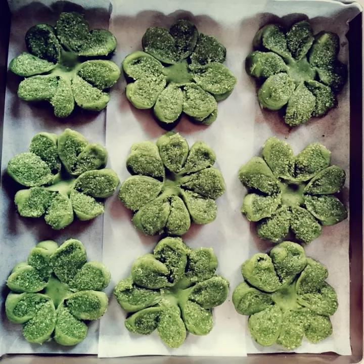 抹茶味 椰蓉酥 人间四月天 幸运四叶草🍀有颜有味花酥