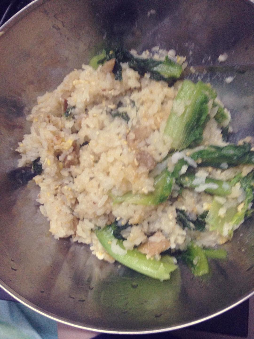 菜脯爽口饭的做法