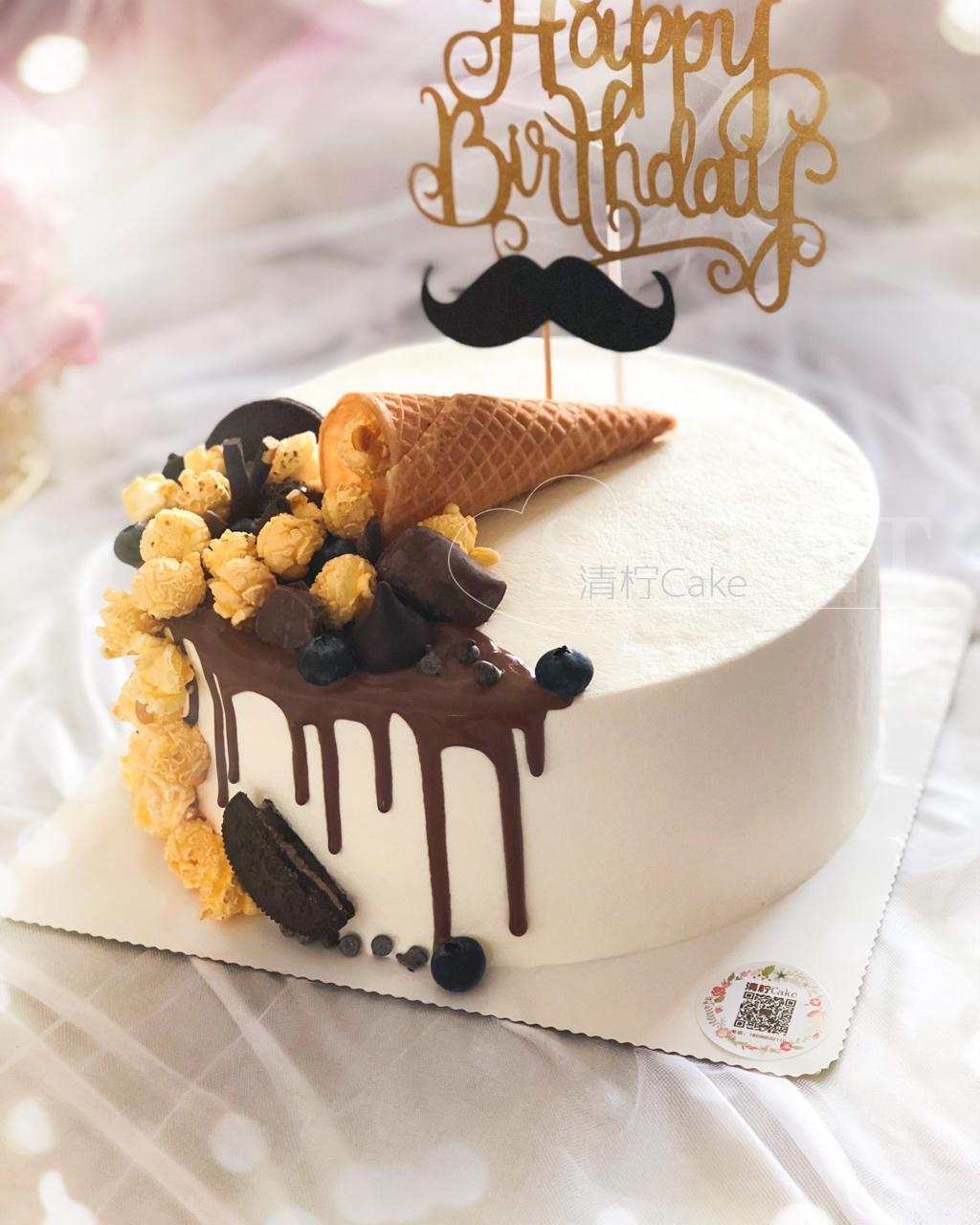 蛋糕淋面之一：甘那许淋面（详细解答淋面太稠的问题）