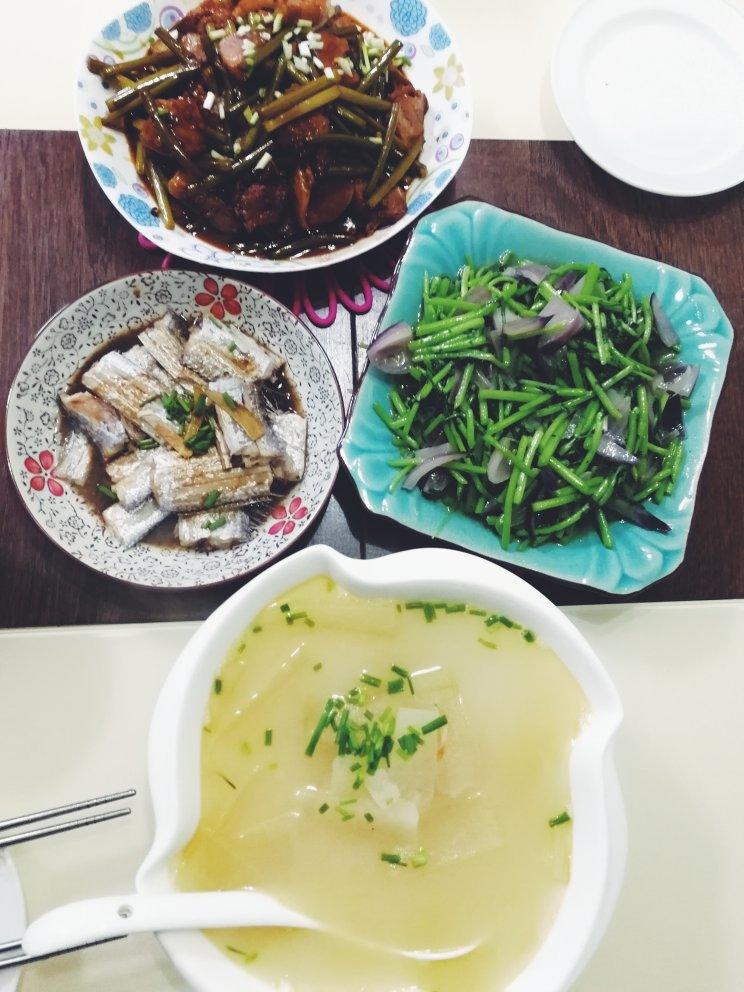 蝴蝶说说做的晚餐2017年10月12日