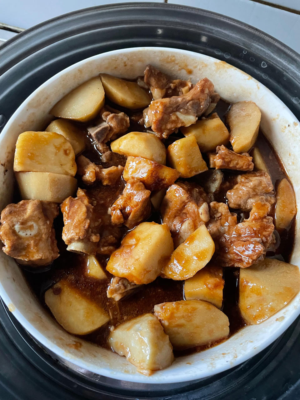 香芋蒸排骨（简单好吃）