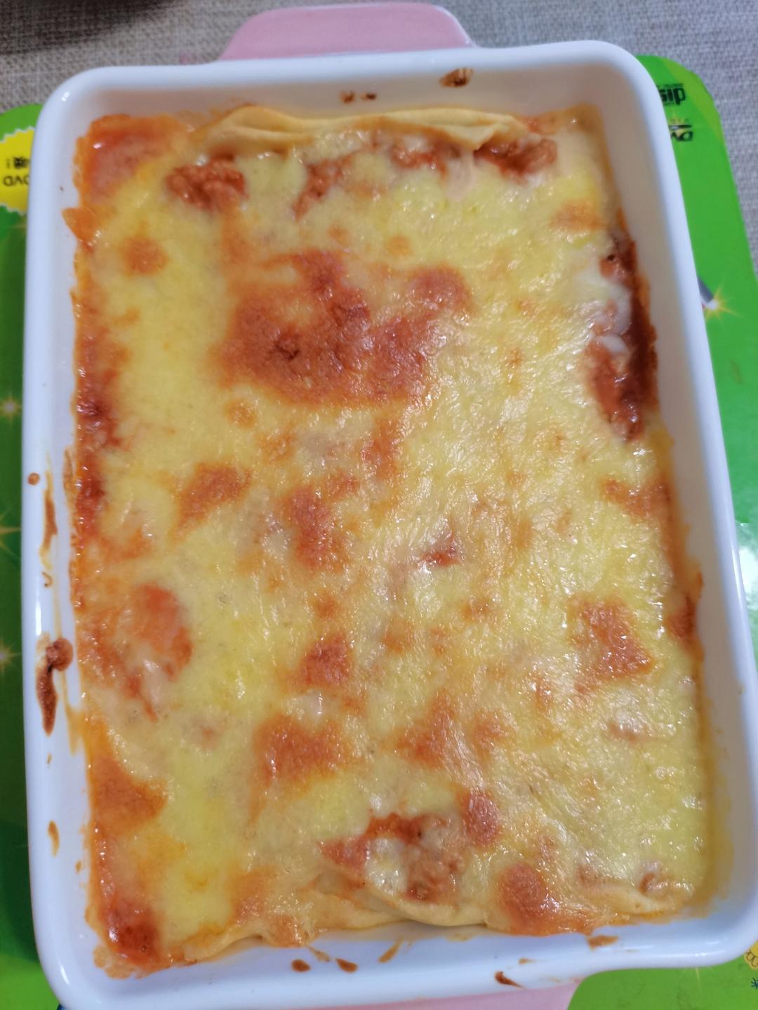 意大利千层面（包括自制面皮与白酱）