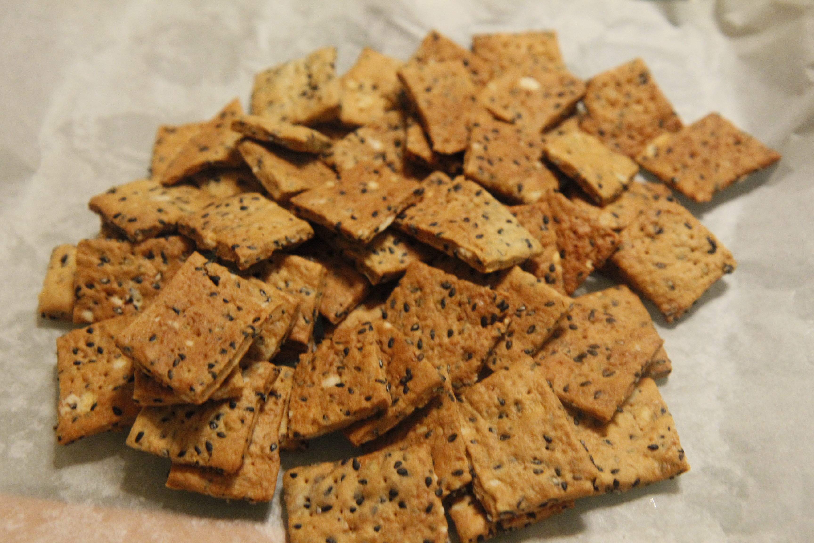 黑芝麻咸香饼干