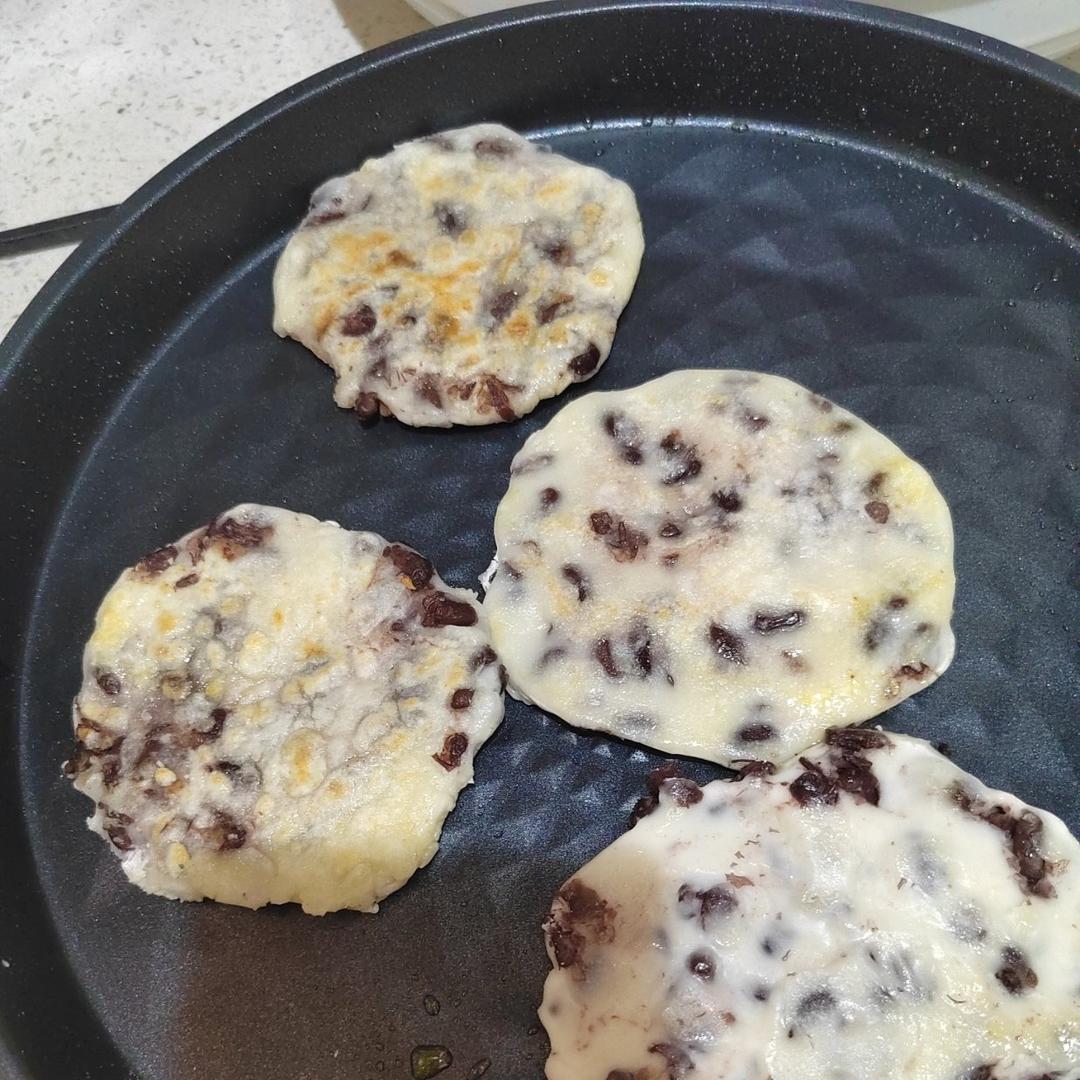 糯米饼（蜜豆饼）！酥脆软糯，超好吃！！！