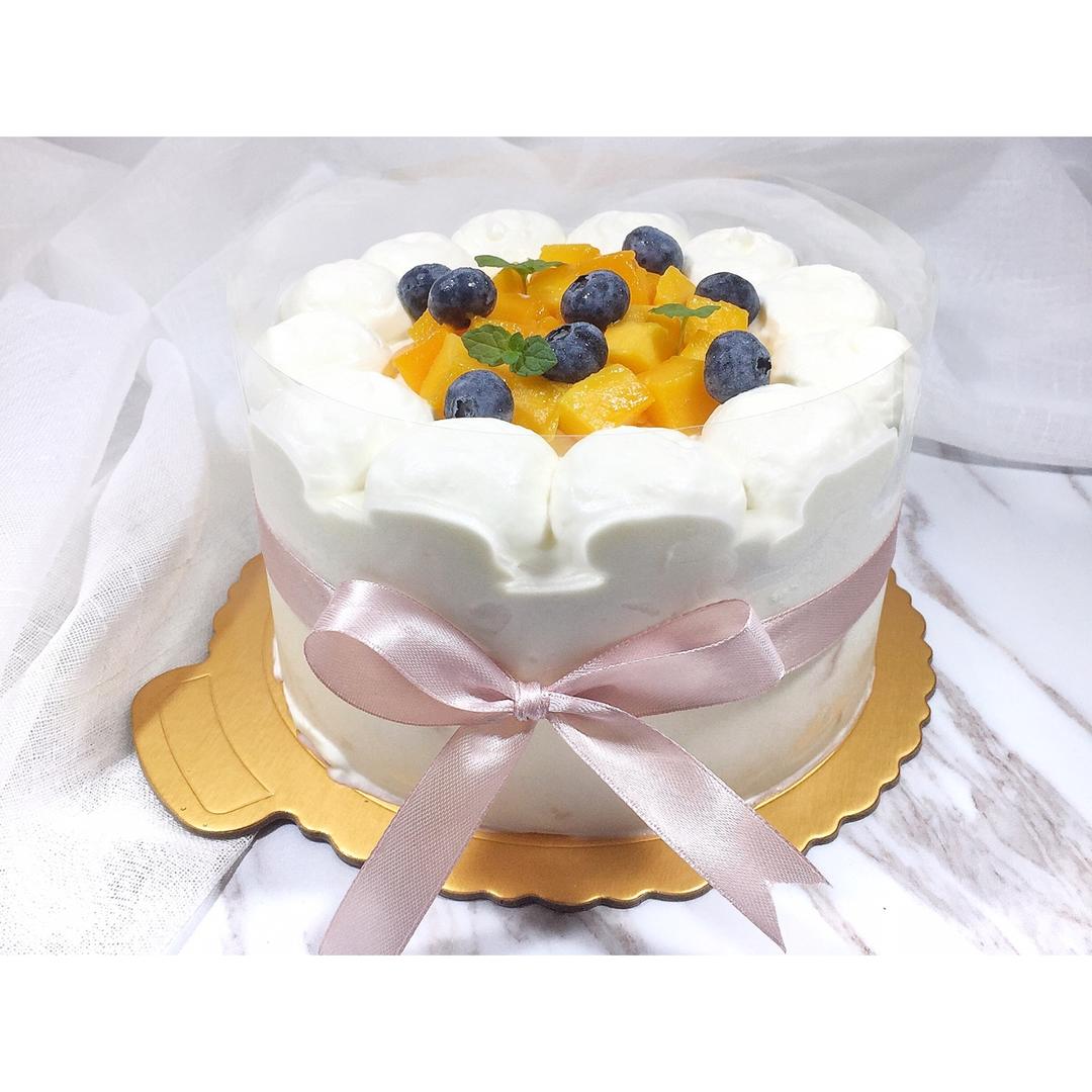 草莓奶油蛋糕/基础戚风胚，徒手脱模剖片及抹面挤花/「戚风及其衍生」烘焙视频蛋糕篇1