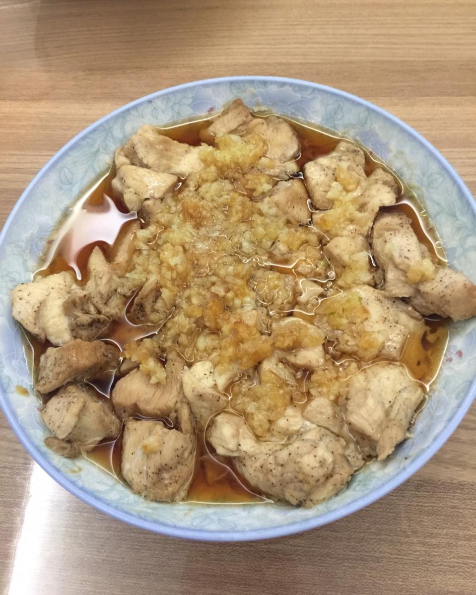 蒜蓉蒸鸡胸（鸡腿）