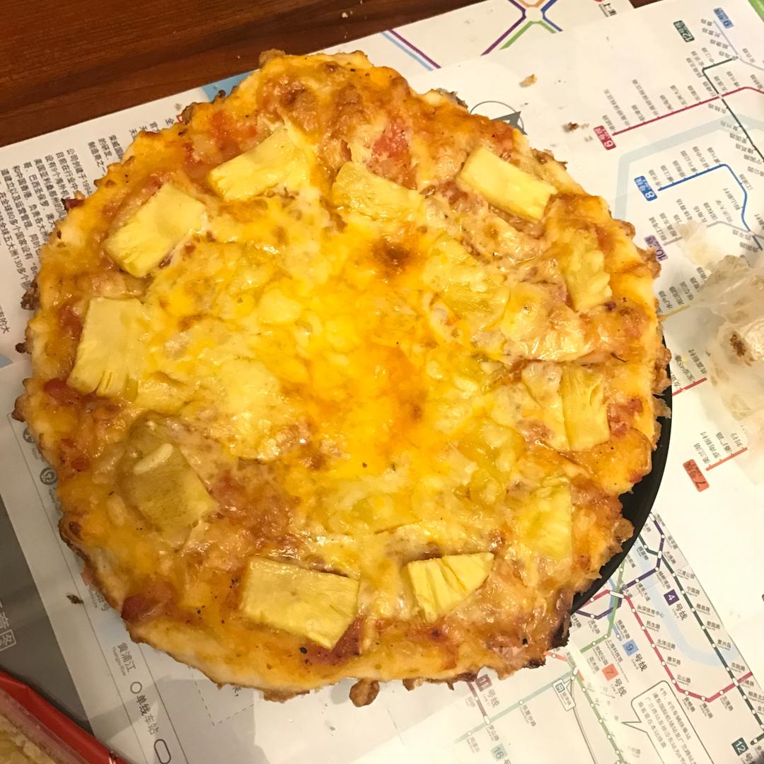 芝心鸡肉虾仁披萨