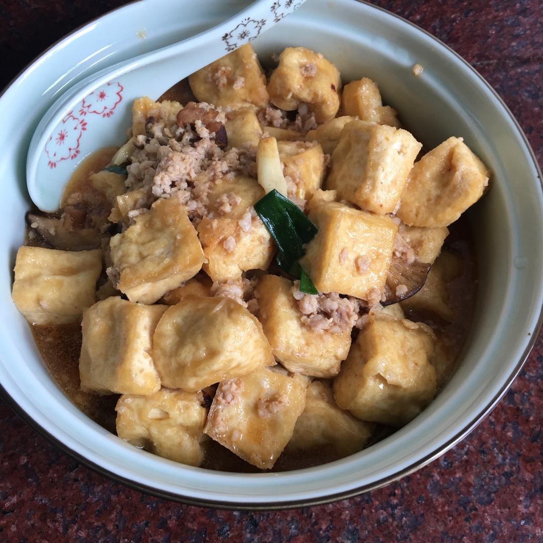 酿豆腐（潮菜~豆干角塞肉末）