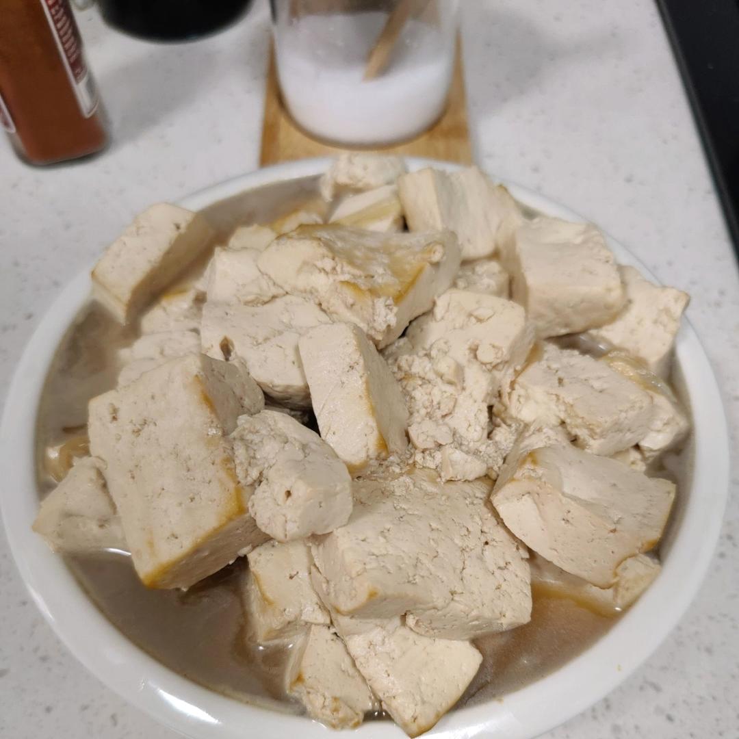 ～葱烧豆腐～