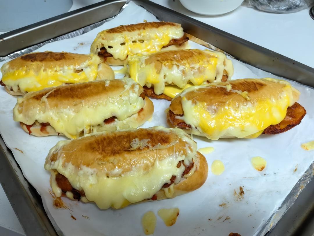 网红芝士瀑布鸡排包/超好吃/锁死这个配方