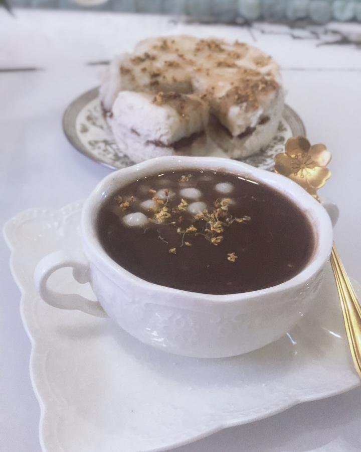 人人都会做的桂花糕+豆沙松糕