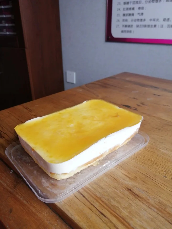 芒果慕斯蛋糕（8寸方形加高慕斯圈）