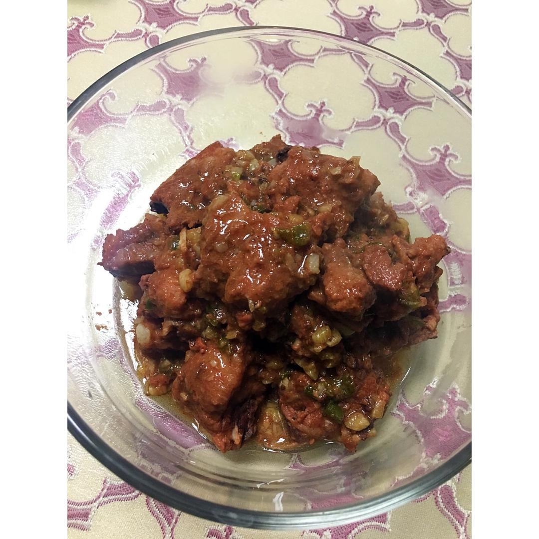 豆豉腐乳蒸排骨