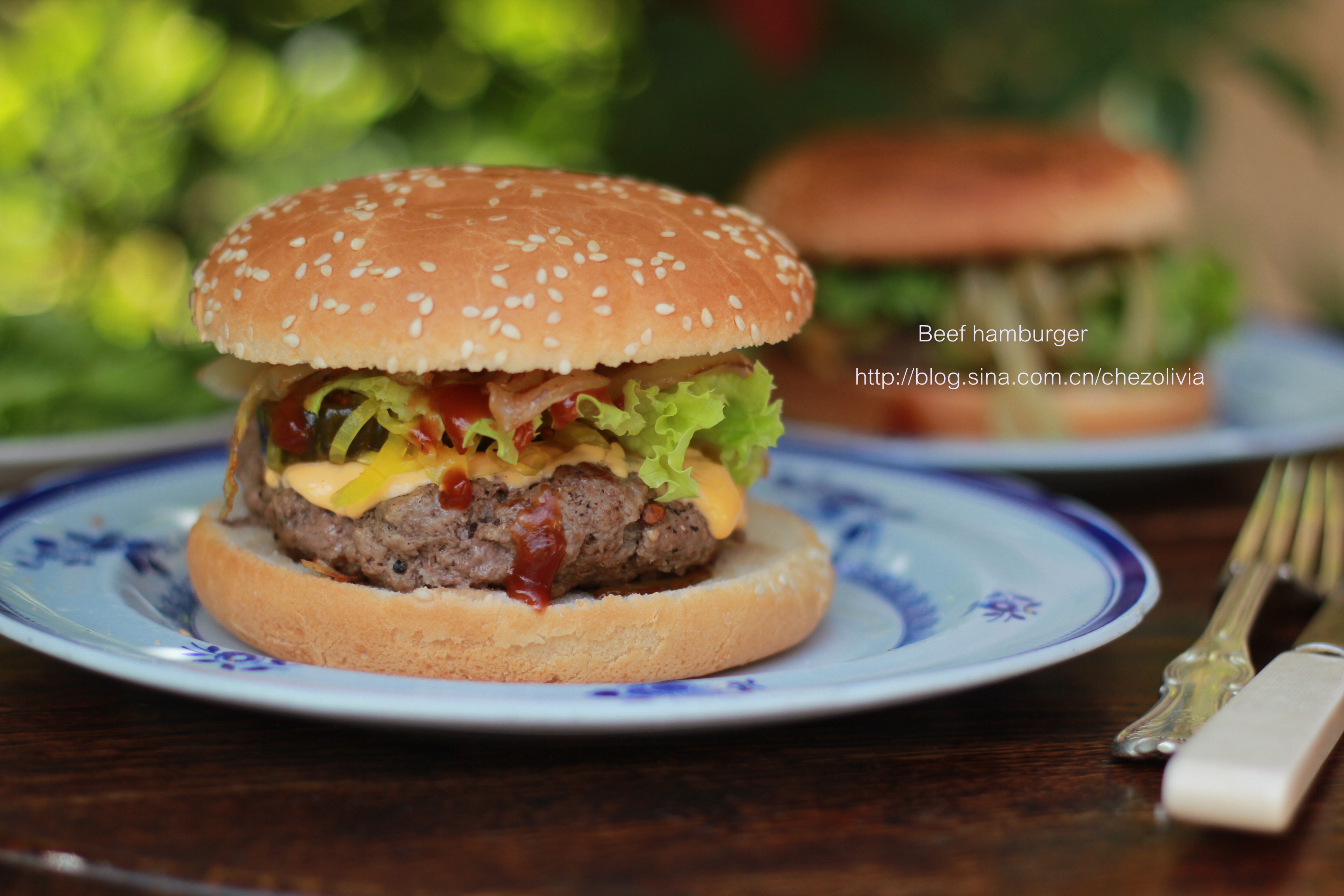 牛肉汉堡/Beef hamburger