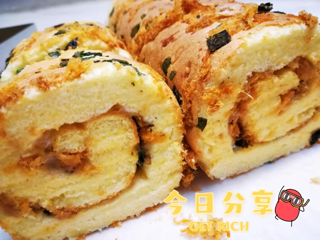 怎么卷都不裂的肉松蛋糕卷