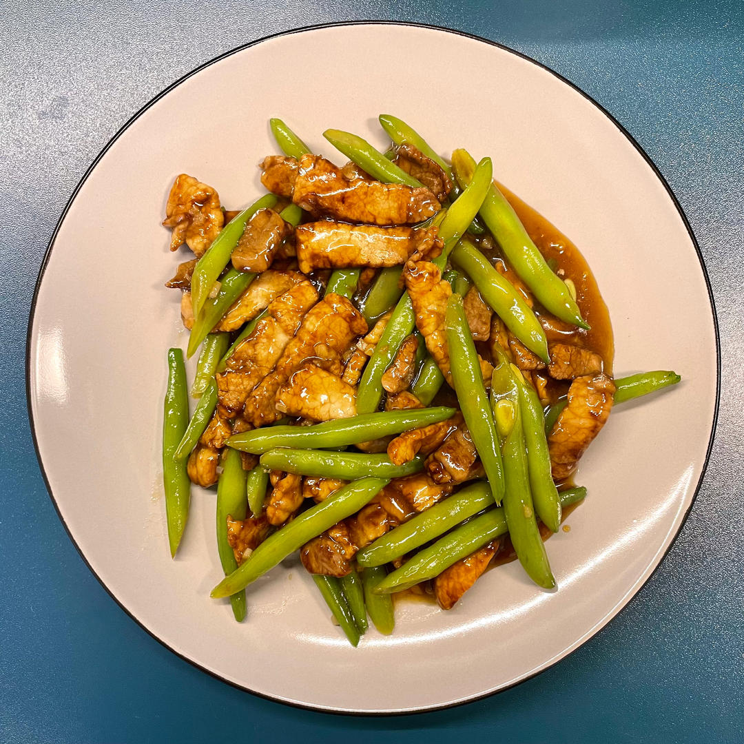 豆角肉丝饭