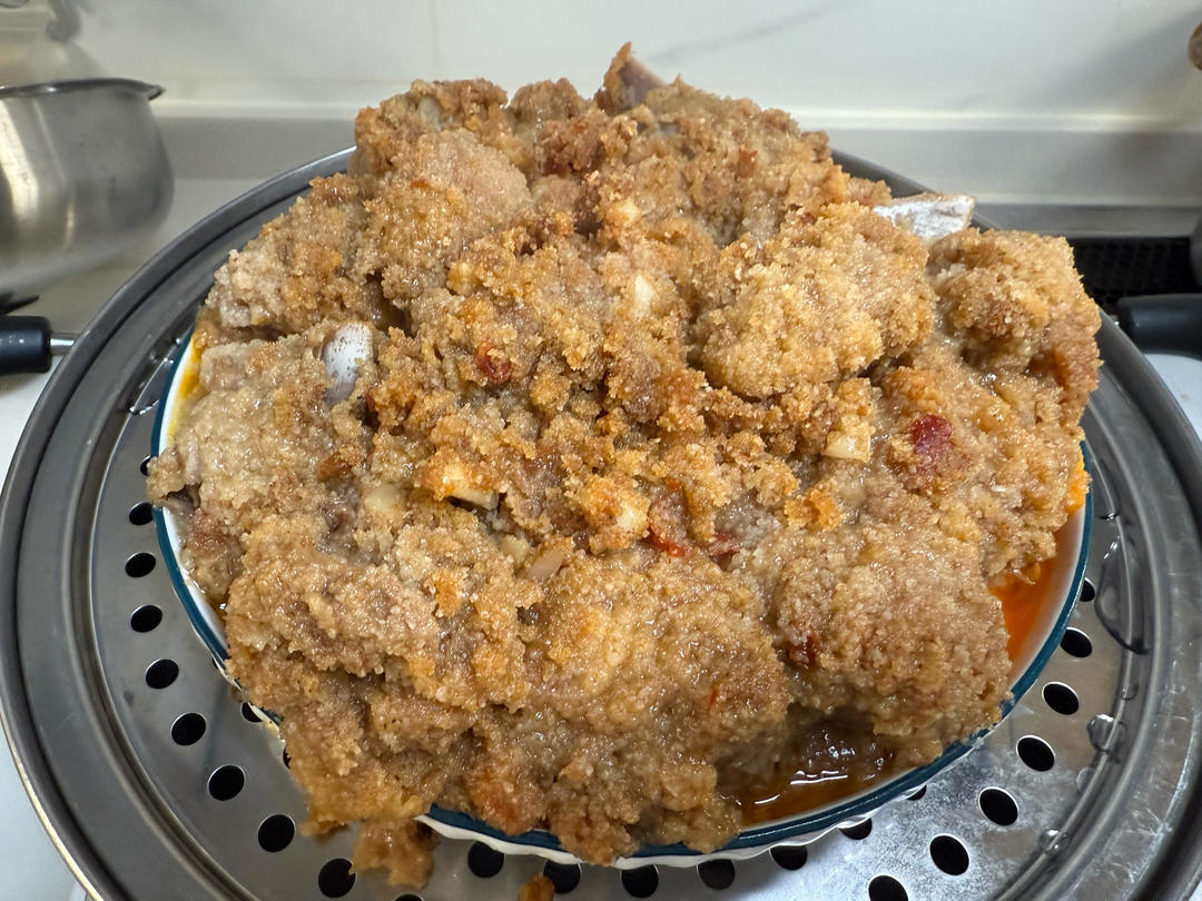绝绝子！甩饭店几条街的粉蒸肉（粉蒸排骨）