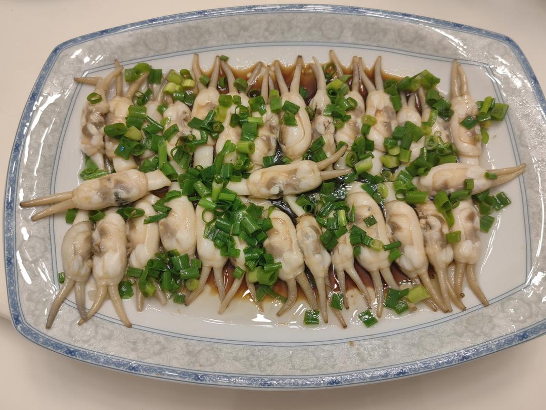 葱油蛏子